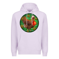Lilac new hampshire red chicken christmas Premium Hoodie - LillyAllenDesigns