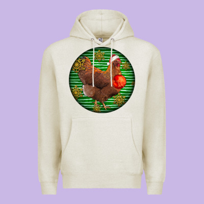 New Hampshire Red Chicken Christmas Premium Hoodie Designed By Lillyallendesigns