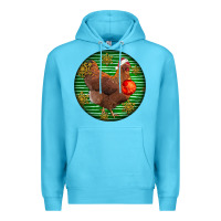 Ocean Blue new hampshire red chicken christmas Premium Hoodie - LillyAllenDesigns