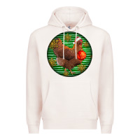Pale Pink new hampshire red chicken christmas Premium Hoodie - LillyAllenDesigns