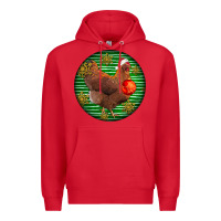 Red new hampshire red chicken christmas Premium Hoodie - LillyAllenDesigns