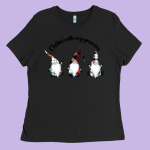 Chillin' With My Gnomies For Light Ladies Tee Designed By Artisfamous