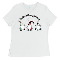 White chillin' with my gnomies for light Ladies Tee - artisFamous