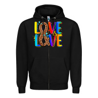 Black pride lgbtqi love is love Zipper Hoodie - AdoDesignShop