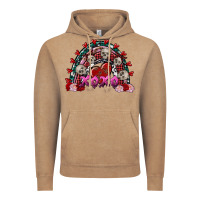 Vintage Coffee skull xoxo rainbow valentine's day Vintage Hoodie - FaDigitalArtStudio