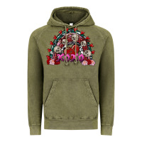 Vintage Olive skull xoxo rainbow valentine's day Vintage Hoodie - FaDigitalArtStudio