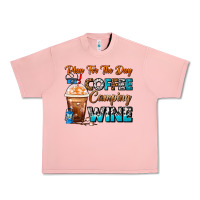 Salmon Plan For The Day Coffee Camping Wine Frappe Coffee Urban Heavy Tee - FaDigitalArtStudio