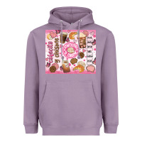 Lavender cafecito y chisme Heavyweight Hoodie - JahusDesignShop