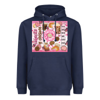 Navy cafecito y chisme Heavyweight Hoodie - JahusDesignShop