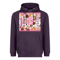 Plum cafecito y chisme Heavyweight Hoodie - JahusDesignShop