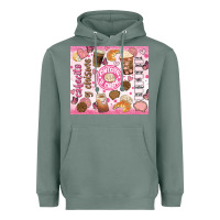 Sage cafecito y chisme Heavyweight Hoodie - JahusDesignShop