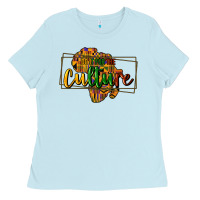 Baby Blue Do it for the culture Ladies Tee - HowdyJamesFarm