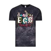 Cloud Black Easter egg hunter Vintage Tee - OliviaCreatesArt