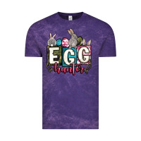 Cloud Purple Easter egg hunter Vintage Tee - OliviaCreatesArt