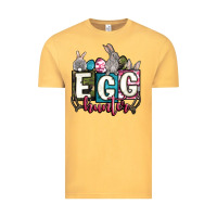 Vintage Mustard Easter egg hunter Vintage Tee - OliviaCreatesArt