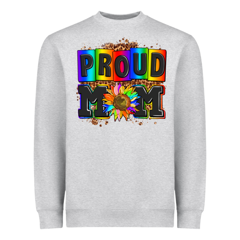 Proud Mom With Sunflower Heavyweight Sweatshirt by AdoDesignShop | Teevron