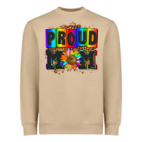 Mushroom proud mom with sunflower Heavyweight Sweatshirt - AdoDesignShop