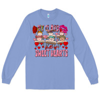 Colony Blue Valentine's Day My Class Is Full Of Sweet Hearts Long Sleeve Tee - FaDigitalArtStudio