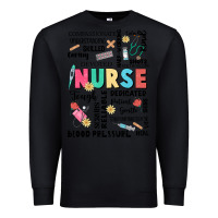 Black nurse word Premium Sweatshirt - JahusDesignShop