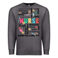 Charcoal Heather nurse word Premium Sweatshirt - JahusDesignShop