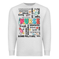 Oatmeal Heather nurse word Premium Sweatshirt - JahusDesignShop
