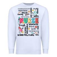 White nurse word Premium Sweatshirt - JahusDesignShop
