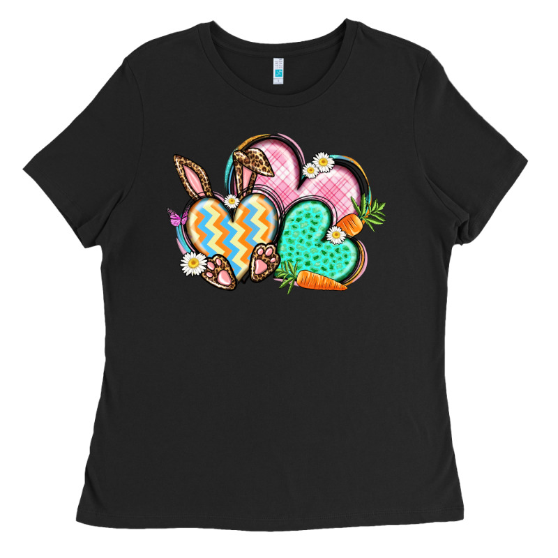Easter Heart Easter Day Ladies Tee by CowGirlArtShop | Teevron