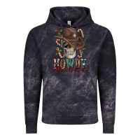 Cloud Black howdy christmas skull Vintage Hoodie - FaDigitalArtStudio