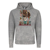 Cloud Rock howdy christmas skull Vintage Hoodie - FaDigitalArtStudio