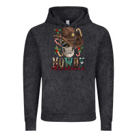 Vintage Black howdy christmas skull Vintage Hoodie - FaDigitalArtStudio