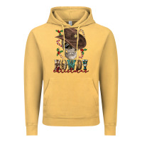 Vintage Mustard howdy christmas skull Vintage Hoodie - FaDigitalArtStudio