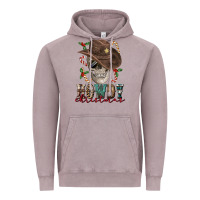 Vintage Zinc howdy christmas skull Vintage Hoodie - FaDigitalArtStudio