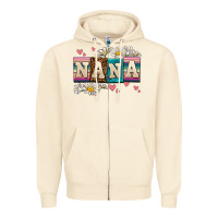 Sandshell daisy nana Zipper Hoodie - AdoDesignShop