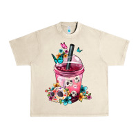 Sandshell Mexican Day Of The Dead Skulls Coffee Cup Urban Heavy Tee - FaDigitalArtStudio