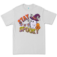 Dove Grey stay spooky Premium Tee - CowGirlArtShop