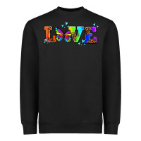 Black pride love butterflies Heavyweight Sweatshirt - AdoDesignShop