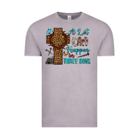 Vintage Zinc Easter Day A lot can happen in three days Vintage Tee - OliviaCreatesArt
