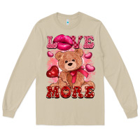 Mushroom love more with toy bear Long Sleeve Tee - FaDigitalArtStudio
