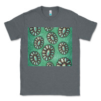 Charcoal Heather turquoise gemstone glitter Classic Tee - Jasminsmagicworld