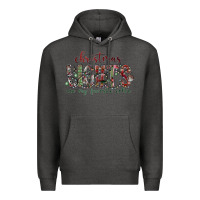 Charcoal Heather Dreaming Wine Christmas Premium Hoodie - SublimationCraftShop