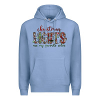 Colony Blue Dreaming Wine Christmas Premium Hoodie - SublimationCraftShop