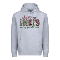 Heather Grey Dreaming Wine Christmas Premium Hoodie - SublimationCraftShop