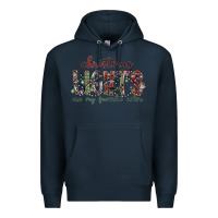 Navy Dreaming Wine Christmas Premium Hoodie - SublimationCraftShop