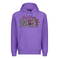 Purple Dreaming Wine Christmas Premium Hoodie - SublimationCraftShop