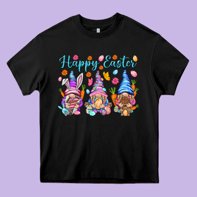Happy Easter Gnomies Easter Day Heavy Core Tee Designed By Howdyjamesfarm