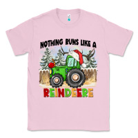 Bubblegum Pink nothing runs like a reindeere Classic Tee - CowGirlArtShop