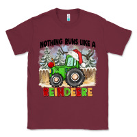 Burgundy nothing runs like a reindeere Classic Tee - CowGirlArtShop