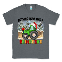 Charcoal Heather nothing runs like a reindeere Classic Tee - CowGirlArtShop