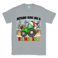 Heather Grey nothing runs like a reindeere Classic Tee - CowGirlArtShop
