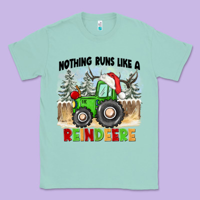 Nothing Runs Like A Reindeere Classic Tee Designed By Cowgirlartshop
